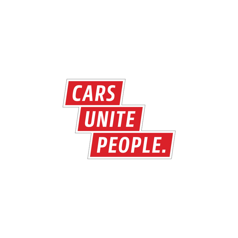 Cars Unite People - Red (Lapel Pin)